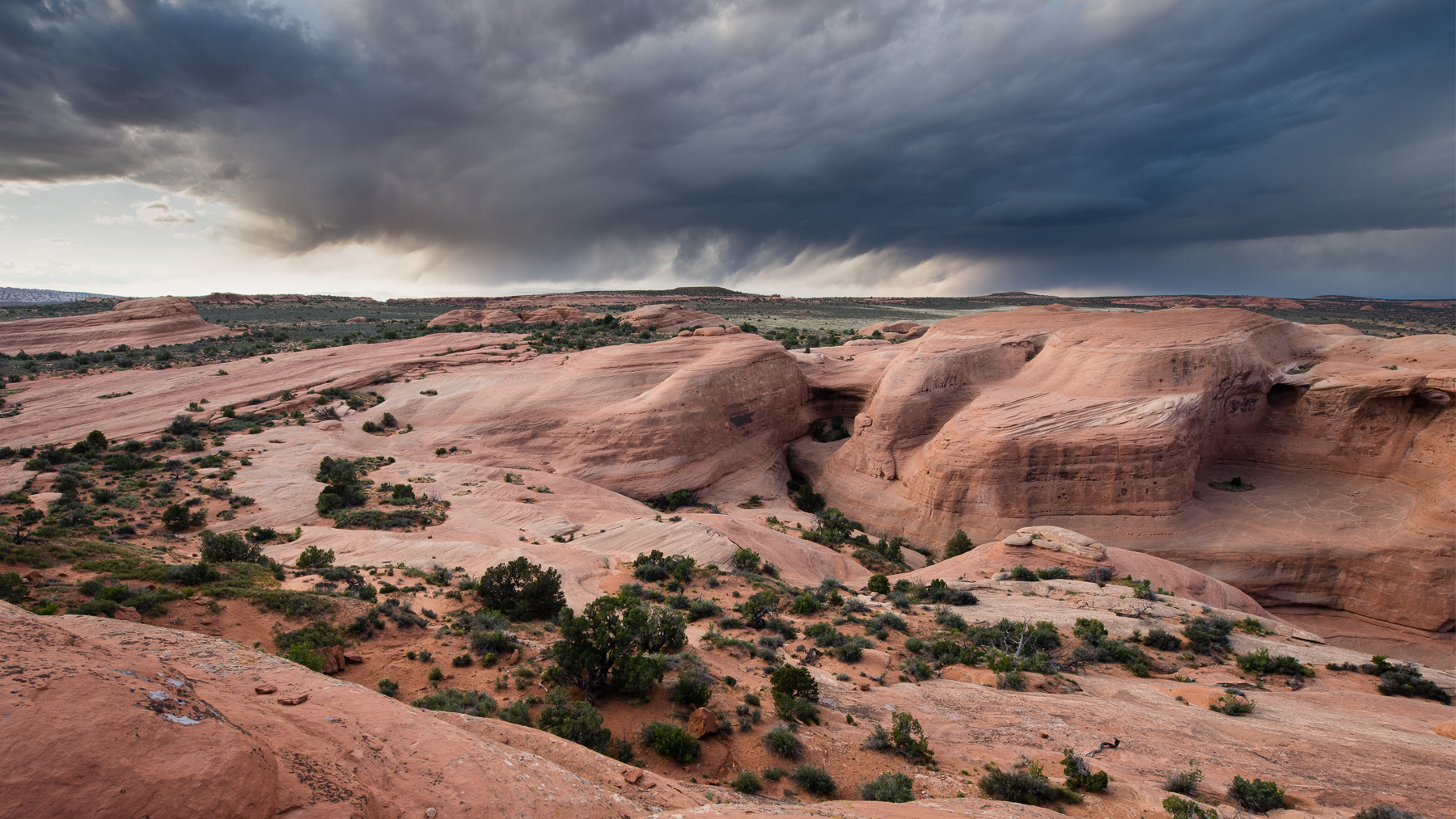 threatening clouds